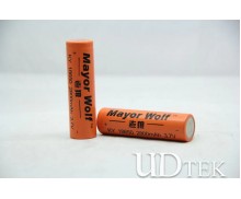  Mayor wolf orange crop 18650 large capacity Lithium battery  UD09104